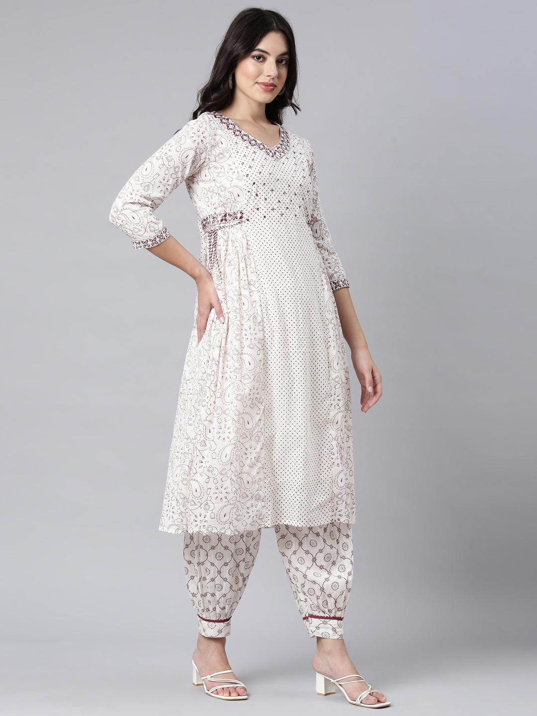 Neeru's Rama Color Rayon Fabric Kurta – neerus-india